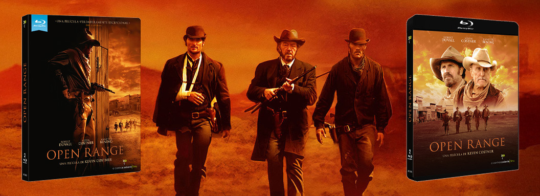 Open Range de Kevin Costner por primera vez en Blu-ray