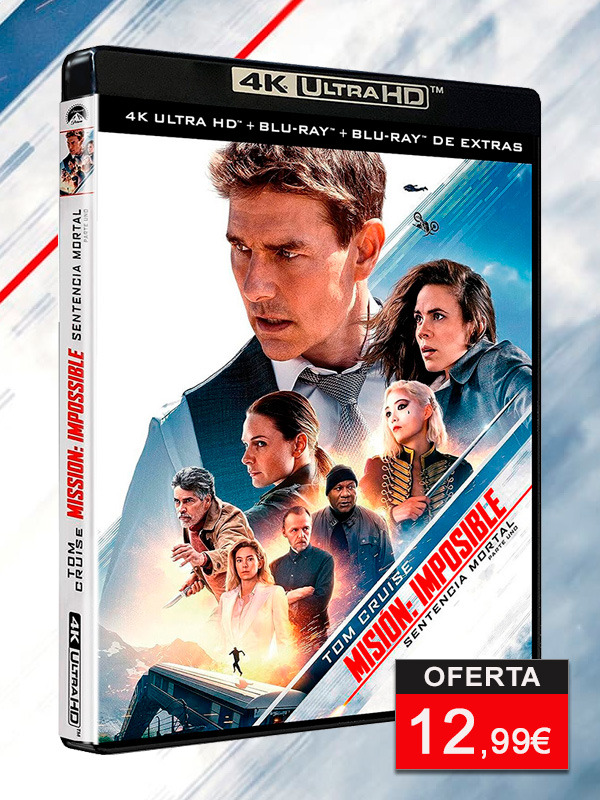 Misión: Imposible - Sentencia Mortal Parte Uno en UHD 4K y Blu-ray