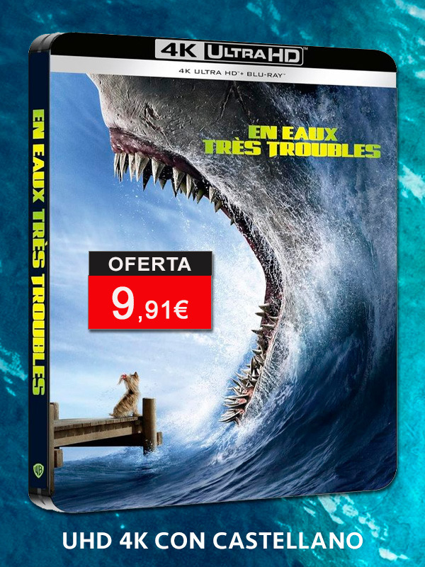 Steelbook de Megalodón 2: La Fosa con castellano en UHD 4K