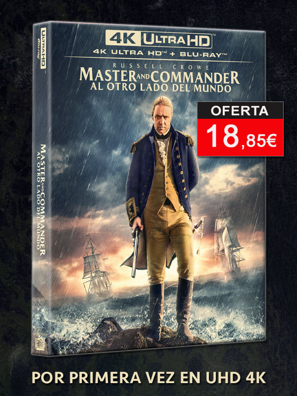 Master and Commander: Al otro Lado del Mundo en UHD 4K y Blu-ray