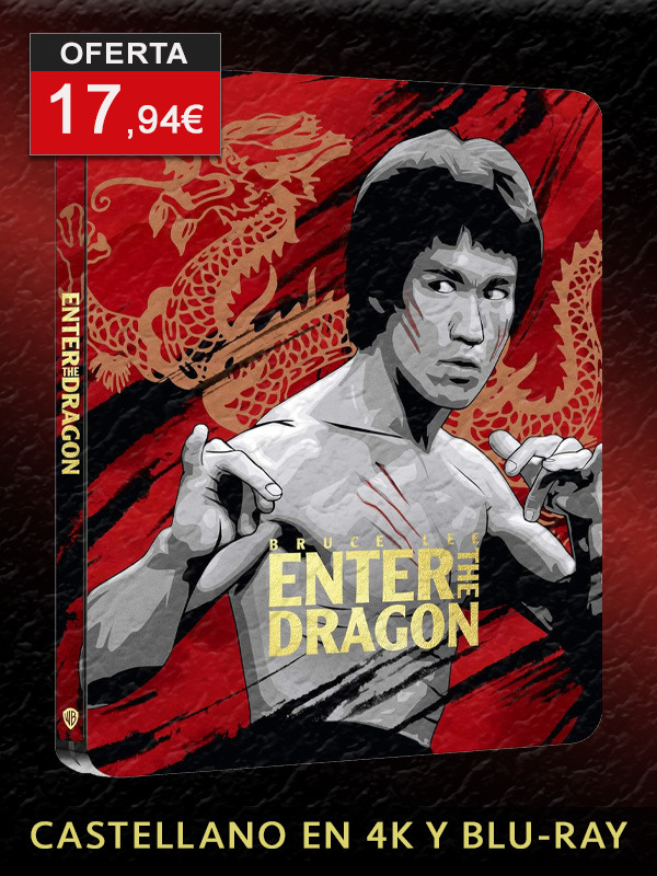 Steelbook de Operación Dragón con castellano en UHD 4K y Blu-ray