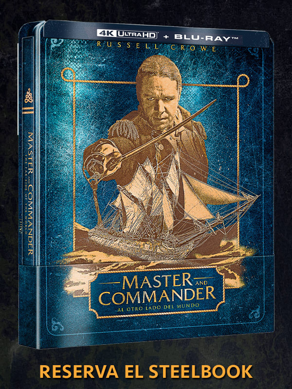 Steelbook de Master and Commander: Al otro Lado del Mundo en UHD 4K y Blu-ray