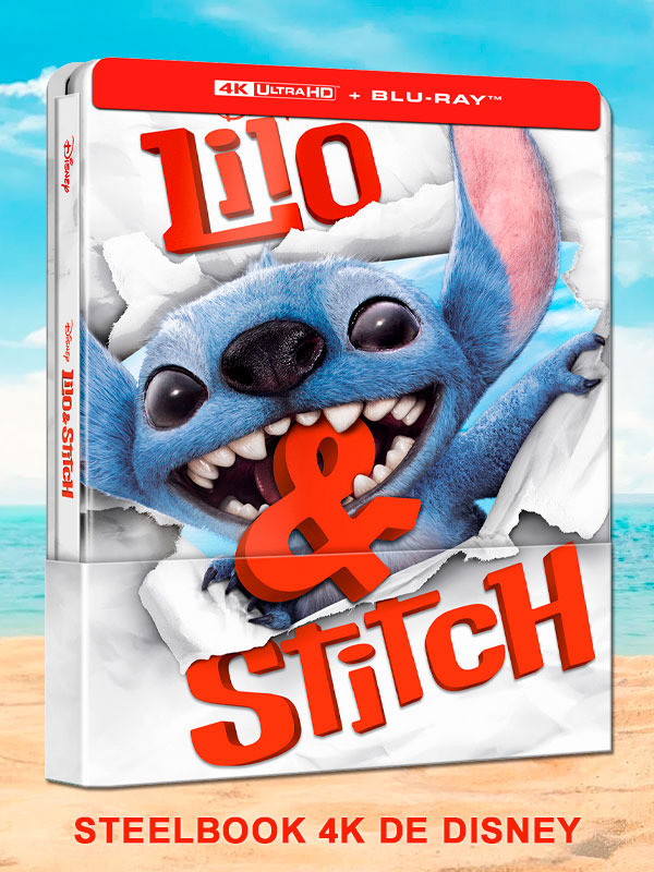 Steelbook de Lilo y Stitch en UHD 4K y Blu-ray