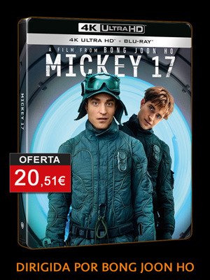Steelbook de Mickey 17 en UHD 4K y Blu-ray
