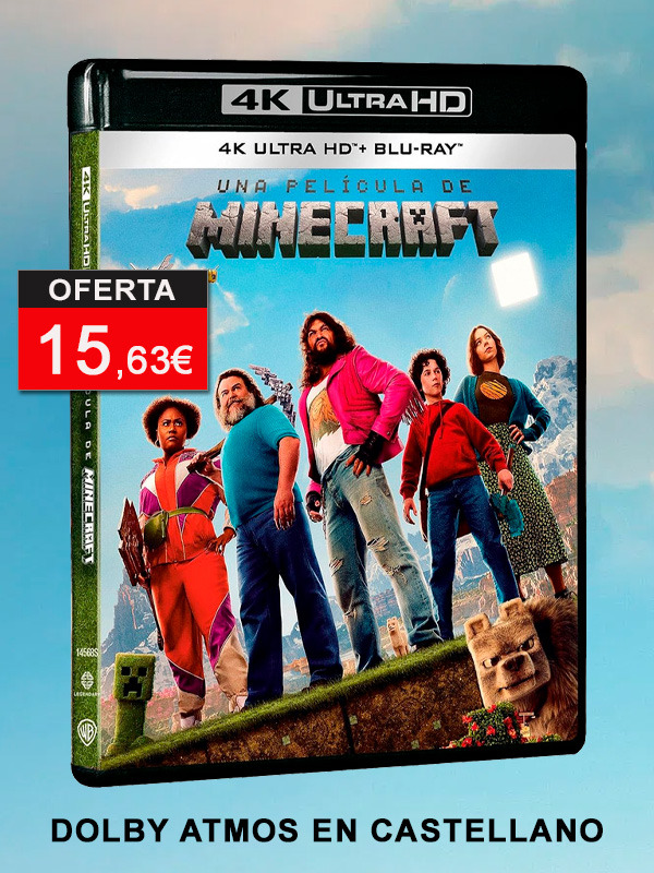 Una Película de Minecraft en UHD 4K y Blu-ray