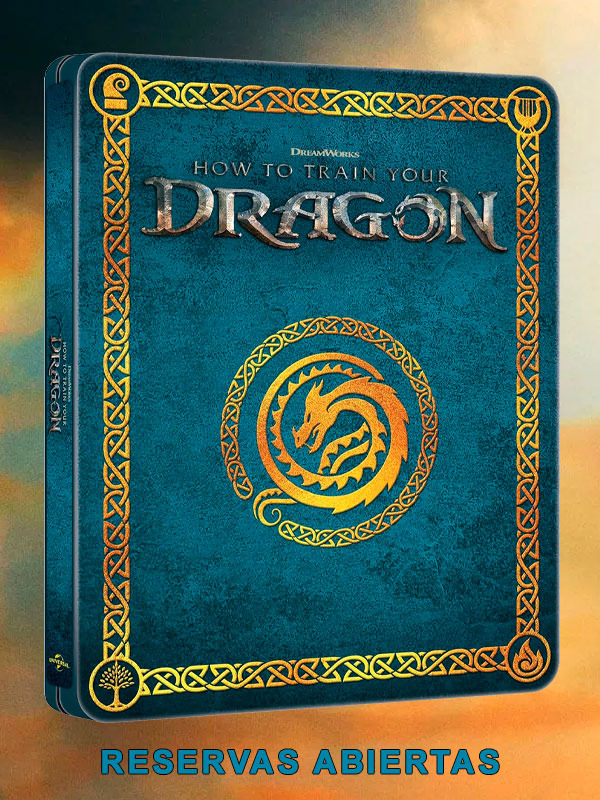 Steelbook de Cómo Entrenar a tu Dragón en UHD 4K y Blu-ray 