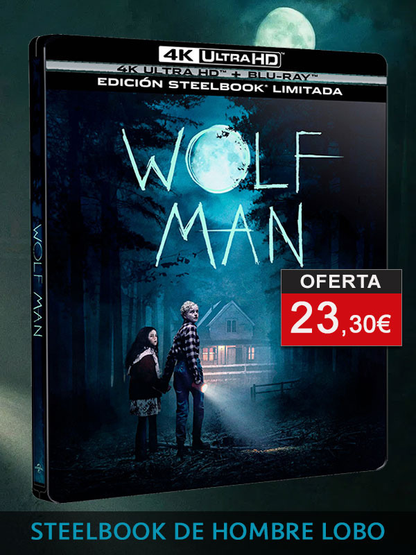 Steelbook de Hombre Lobo en UHD 4K y Blu-ray