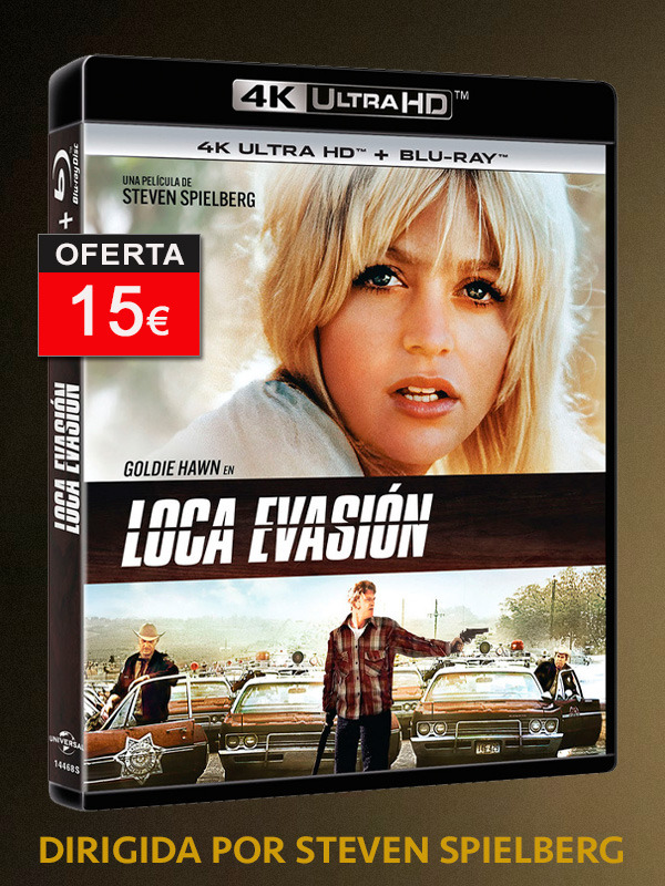 Loca Evasión -dirigida por Steven Spielberg- en UHD 4K y Blu-ray