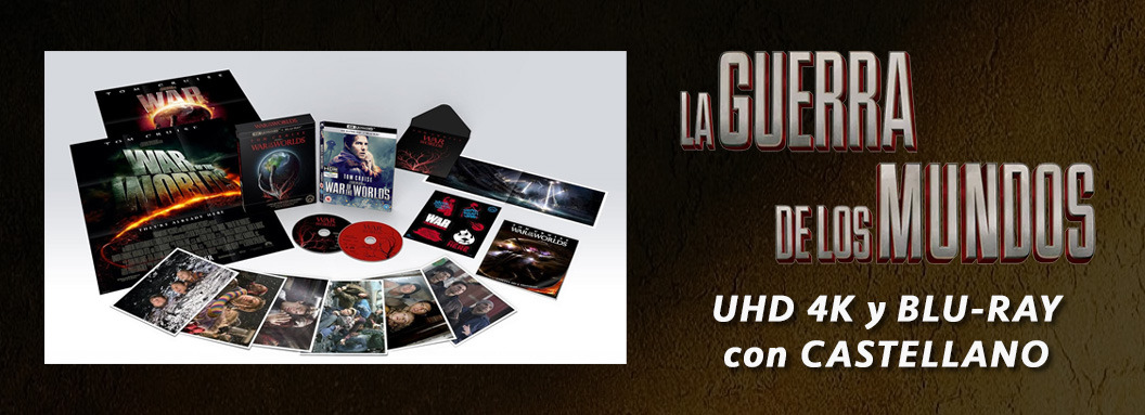 La Guerra de Los Mundos - Edición Coleccionista con castellano en UHD 4K y Blu-ray