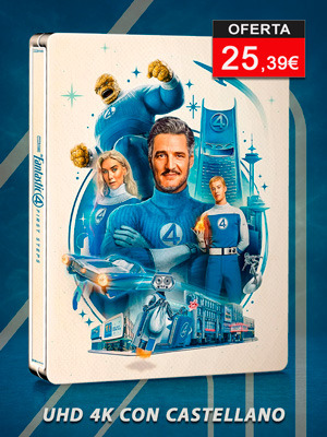 Steelbook de Los 4 Fantásticos: Primeros Pasos en UHD 4K con castellano