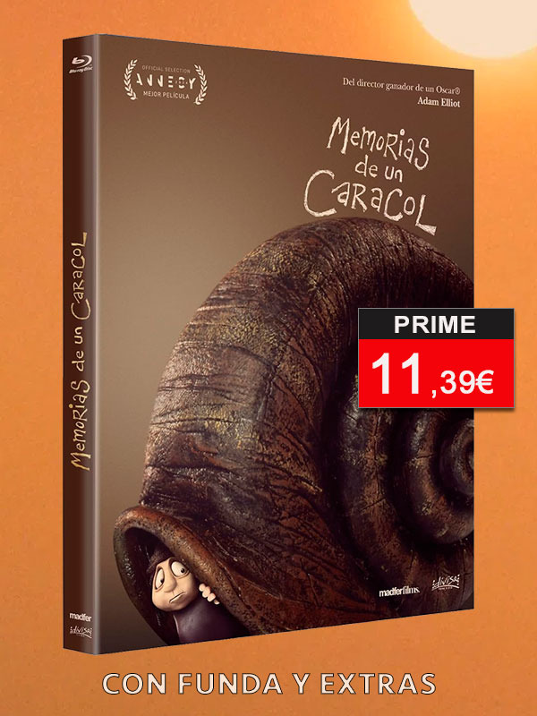 Memorias de un Caracol en Blu-ray con funda y extras