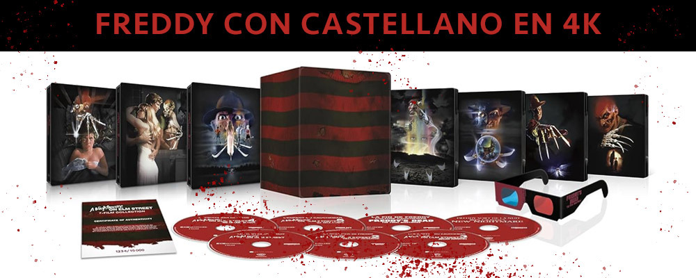Edición coleccionista francesa de Pesadilla en Elm Street con castellano en UHD 4K