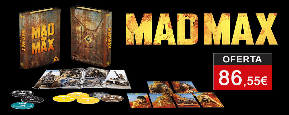 Mad Max - 5 Films (Bidón de gasolina) en UHD 4K y Blu-ray