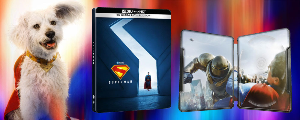 Steelbook de Superman en UHD 4K y Blu-ray