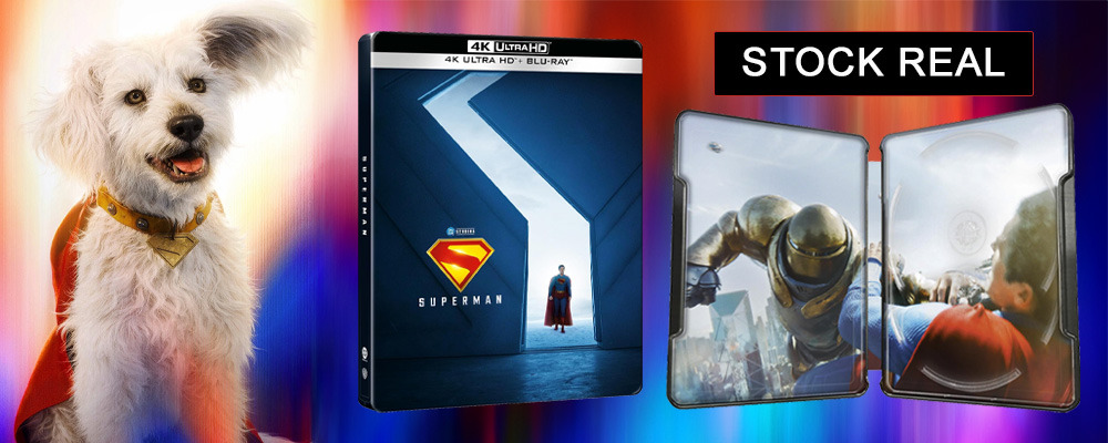 Steelbook de Superman en UHD 4K y Blu-ray