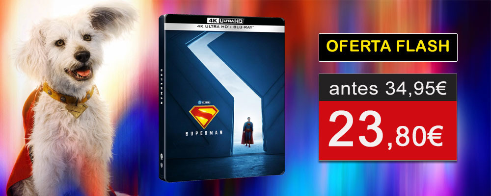 Steelbook de Superman en UHD 4K y Blu-ray