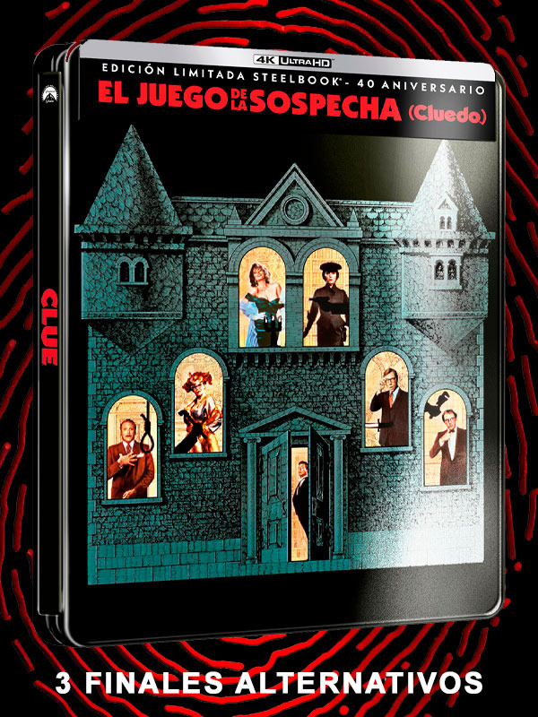Steelbook de El Juego de la Sospecha (Cluedo) en UHD 4K
