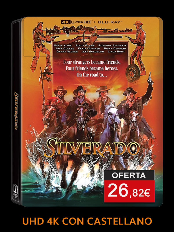 Steelbook de Silverado con castellano en UHD 4K por 