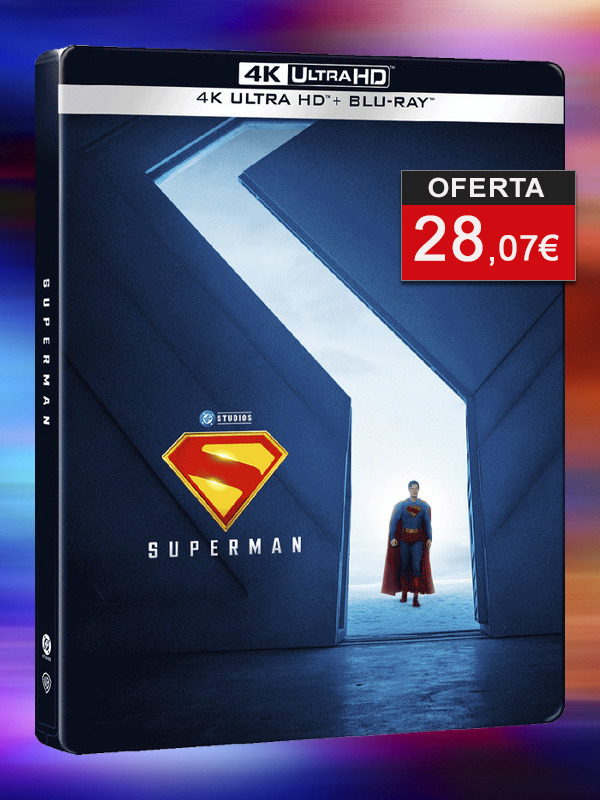 Steelbook de Superman en UHD 4K y Blu-ray