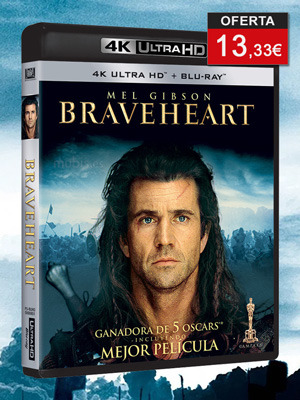 Braveheart en UHD 4K y Blu-ray