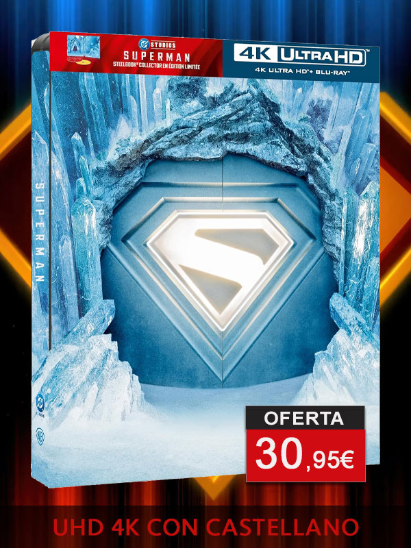 Steelbook de Superman con castellano en UHD 4K