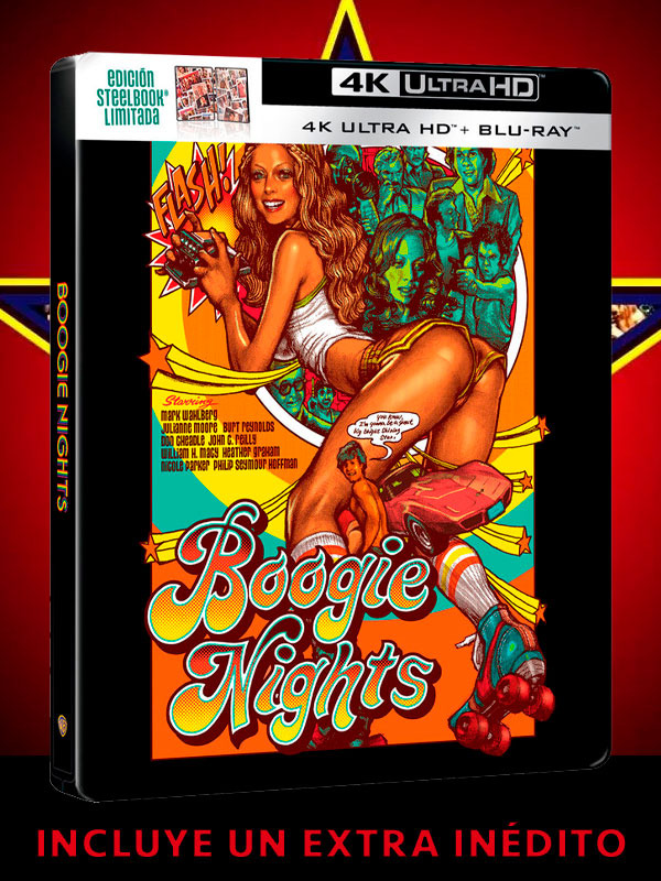 Steelbook de Boogie Nights en UHD 4K y Blu-ray
