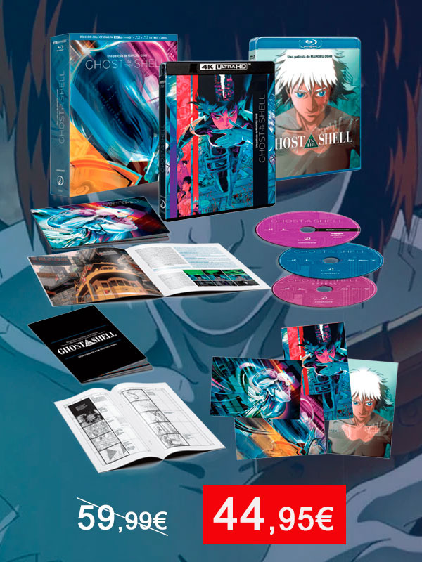 Ghost in the Shell - Edición Coleccionista en UHD 4K y Blu-ray