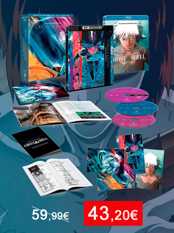 Ghost in the Shell - Edición Coleccionista en UHD 4K y Blu-ray