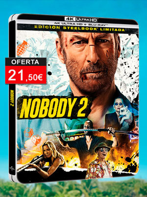 Steelbook de Nadie 2 en UHD 4K y Blu-ray