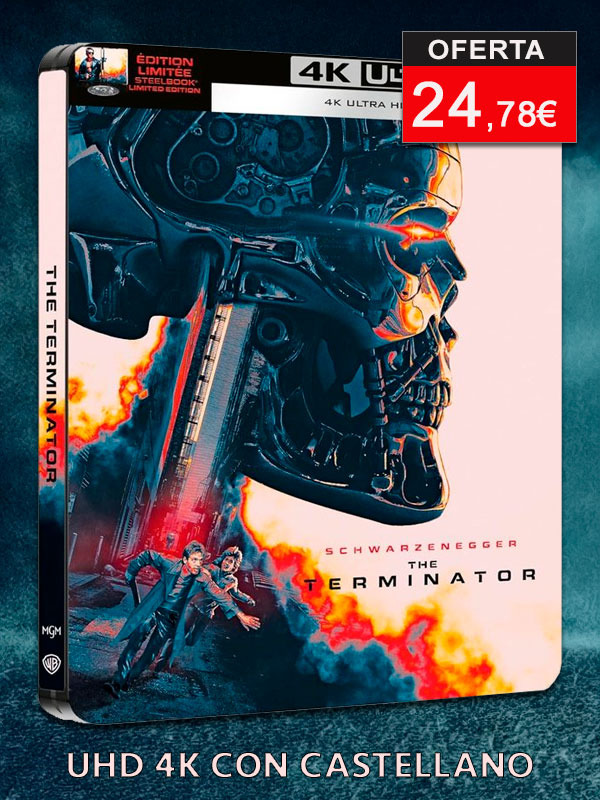 Steelbook de Terminator en UHD 4K con castellano