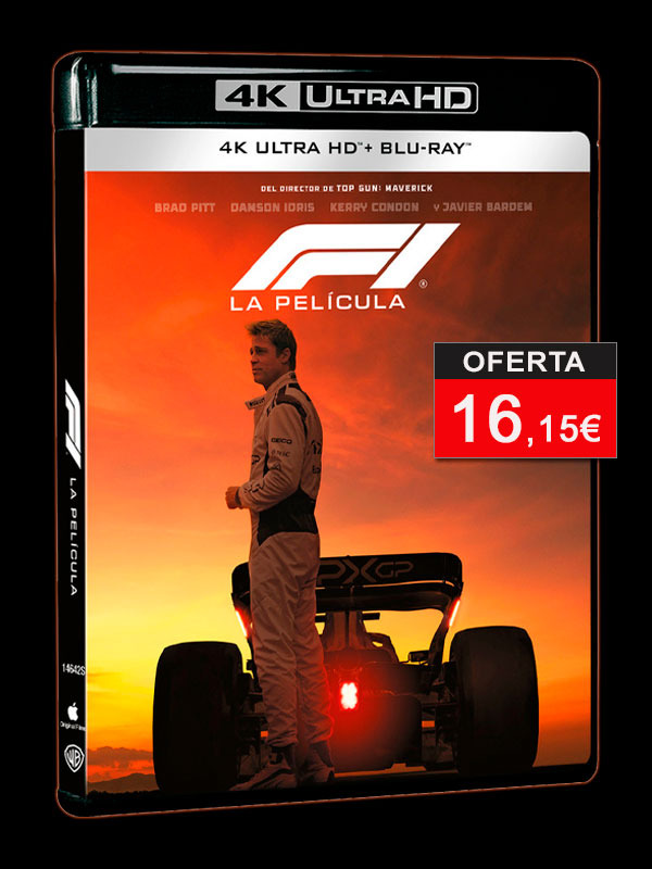 F1: La Película en UHD 4K y Blu-ray