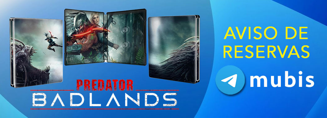 Steelbook de Predator: Badlands en UHD 4K y Blu-ray - Aviso de reservas en telegram