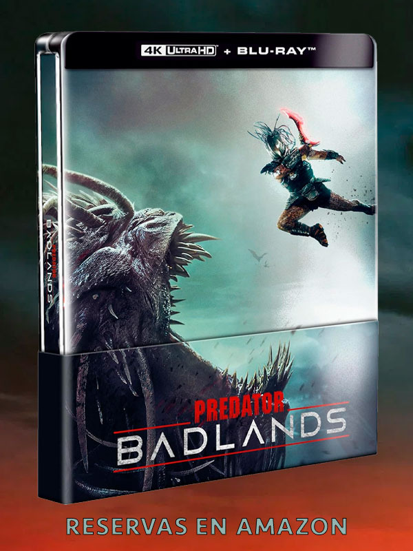 Steelbook de Predator: Badlands en UHD 4K y Blu-ray