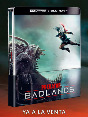 Steelbook de Predator: Badlands en UHD 4K y Blu-ray