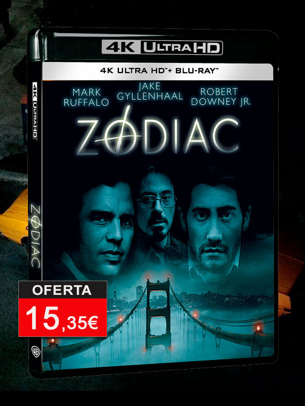 Zodiac en UHD 4K y Blu-ray