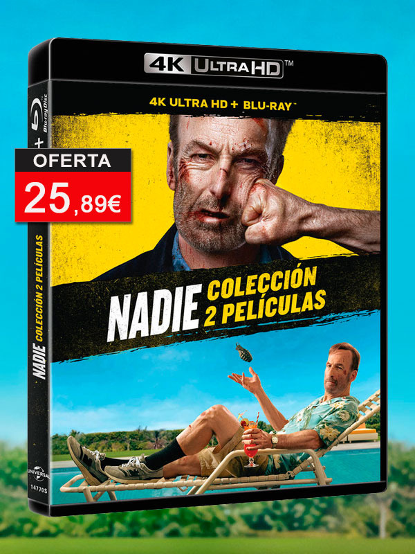 Pack Nadie - Colección 2 Películas en UHD 4K y Blu-ray