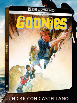 Steelbook francés de Los Goonies en UHD 4K con castellano