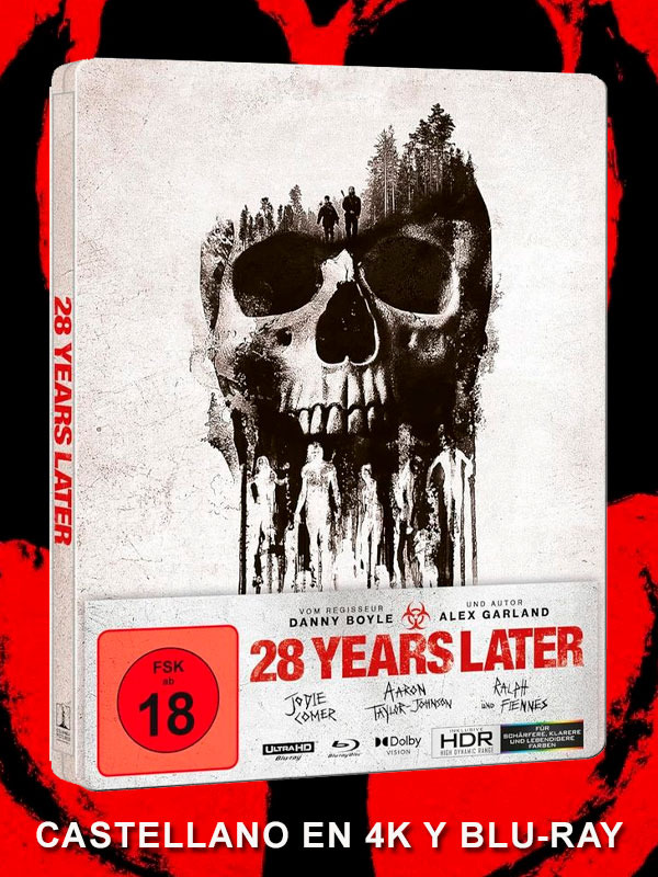 Steelbook de 28 Años Después con castellano en UHD 4K y Blu-ray