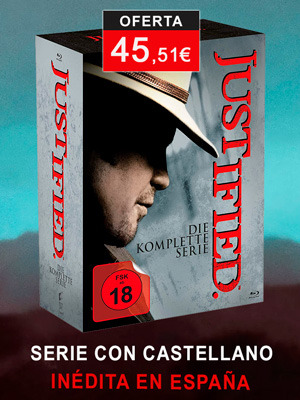 Serie Justified: La Ley de Raylan en Blu-ray con castellano