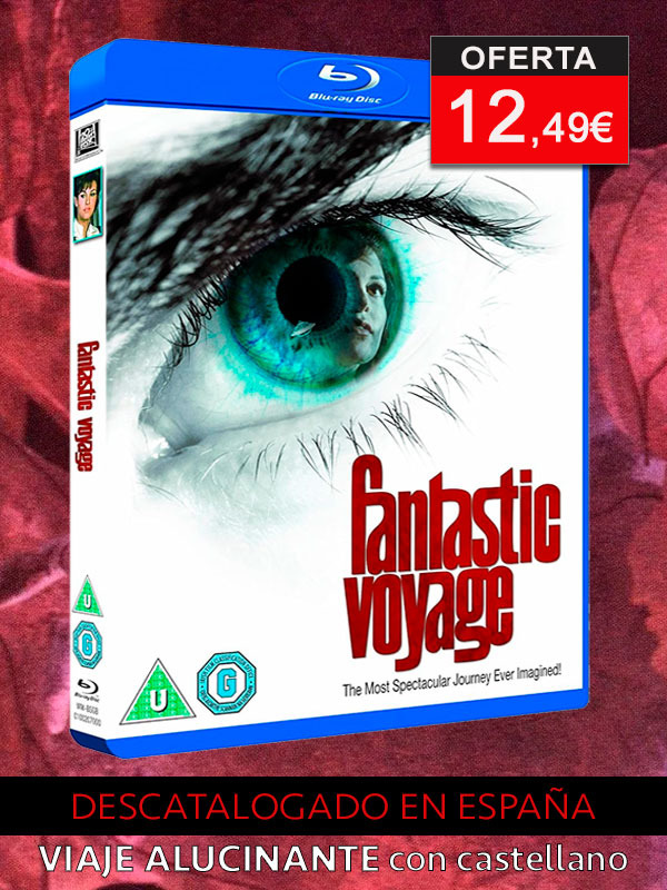 Viaje Alucinante -dirigida por Richard Fleischer- en Blu-ray con castellano