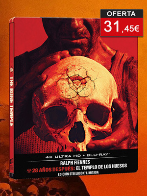 Steelbook de 28 Años Después: El Templo de los Huesos en UHD 4K y Blu-ray