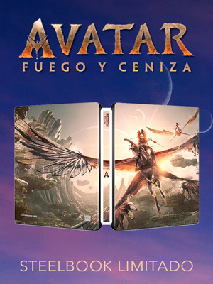 Steelbook de Avatar: Fuego y Ceniza en UHD 4K y Blu-ray
