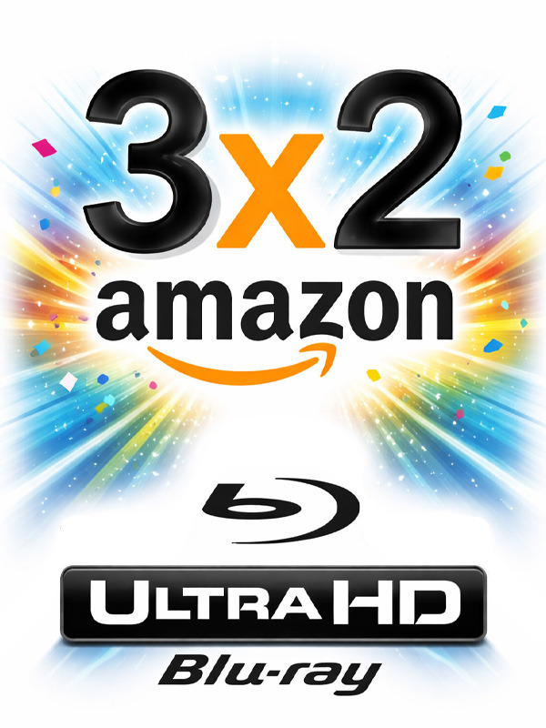 Oferta 3x2 de amazon en Blu-ray y UHD 4K