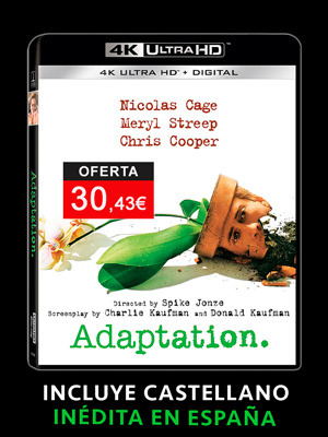 Adaptation (El Ladrón de Orquídeas) en UHD 4K con castellano