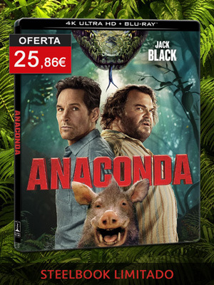 Steelbook de Anaconda en UHD 4K y Blu-ray