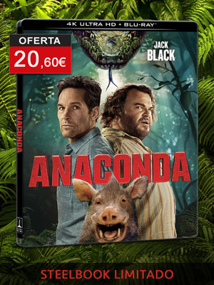 Steelbook de Anaconda en UHD 4K y Blu-ray