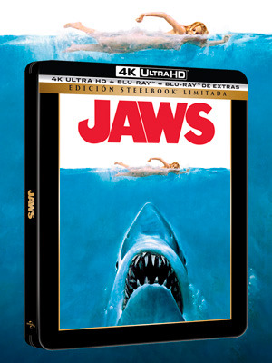 Steelbook de Tiburón en UHD 4K y Blu-ray