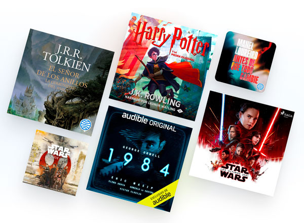 Cat&aacute;logo destacado de Audiolibros