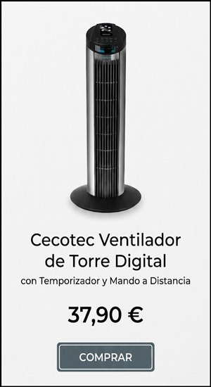 Cecotec Ventilador de Torre Digital