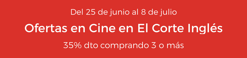 Rebajas de Cine en El Corte Inglés